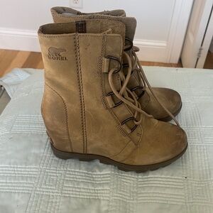 Sorel Joan of Arctic Lace Up Wedge Boot